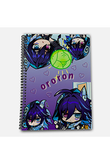 Define Moyas Genshin Impact Ororon Unlined A4 School Notebook 72 Sheets Model 1