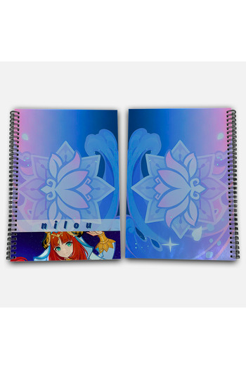 Define Moyas Genshin Impact Nilou Striped A4 School Notebook 72 Sheets Model 3
