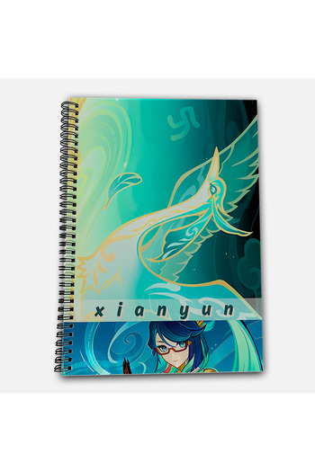 Define Moyas Genshin Impact Xianyun Unlined A4 School Notebook 72 Sheets Model 3