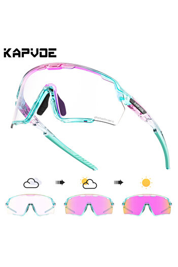 KAPVOE 1lens K170-PH-PI-1L-09 Men Sports UV400 Cycling Sunglasses MTB Cycling Bike Fishing Eyewear