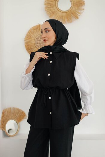 müqofficial Tunnel Lace-Up Vest Suit