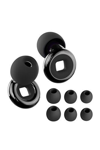 Choice Black Loop Quiet Ear Plugs for Noise Reduction for Sleeping Silicone Ear Plugs for Swimming Motorbik