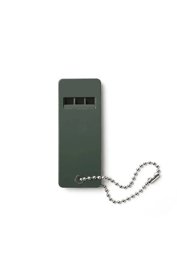 Choice army green 1pcs Three Frequency Outdoor Distress Whistle High Pitch Loud Emergency Survival Signal