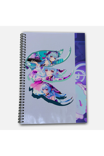 Define Moyas Genshin Impact Mizuki Striped A4 School Notebook 72 Sheets Model 2