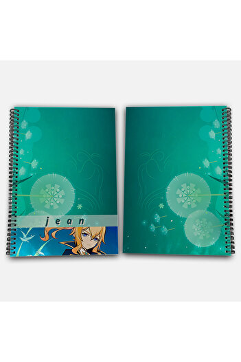 Define Moyas Genshin Impact Jean Unlined A4 School Notebook 72 Sheets Model 3