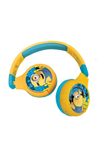 LEXIBOOK Despicable Me 2-in-1 Headphones, Lexibook, Bluetooth, USB, Yellow/Blue