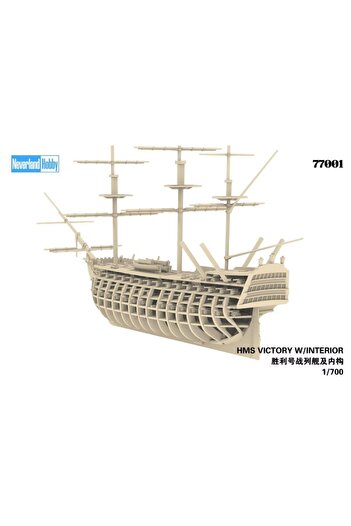 Choice Neverland Hobby N77001E 1/700 HMS Victory w/Interior `Elite Ver.` Assembly Model Kit