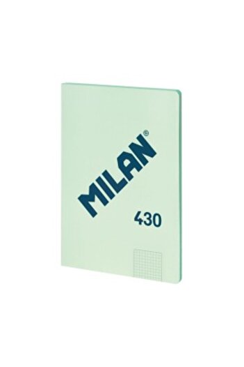 Milan Notebook A4, 48 Sheets, Stitched, Color Green, Paper Weight 95g/sm, Grid Format
