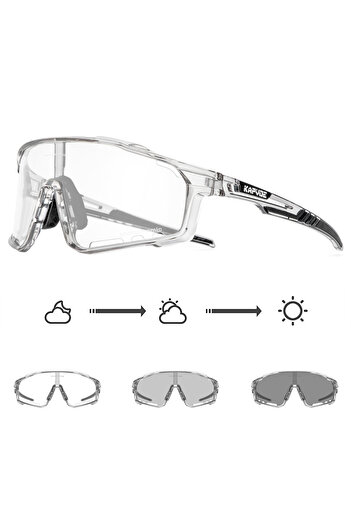 KAPVOE Anti-fog glasses K76-PHFW-1L-09 Outdoor Photochromic Sunglasses Anti-fog Cycling Glasses Bike