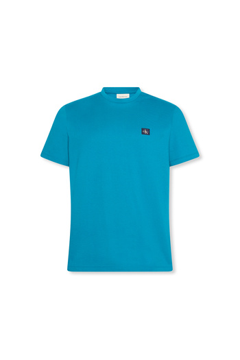 Calvin Klein Men Blue 30S Cotton Badge Jersey T-Shirt