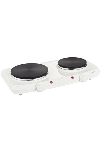 Simpl SHP303-24 hob, 2 burners, White