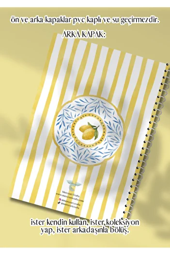 merccuri crafts Amalfi Italy A4 Spiral School Notebook 50 Sheets - Lined, Pvc Coated Waterproof