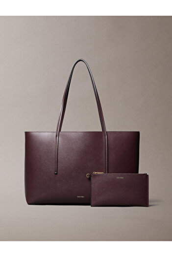 Calvin Klein Women Fudge Foil Logo Tote Bag
