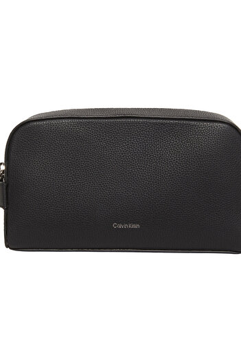 Calvin Klein Men Black Foil Emboss Washbag
