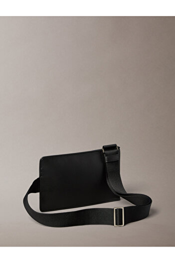 Calvin Klein Men Black Micro Pebble Sling Bag