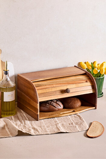 Perotti Acacia Bread Cabinet 24X38X19 cm