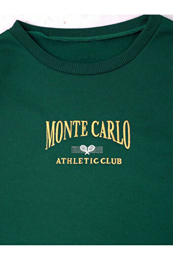 uyguntarz Unisex Monte Carlo εμπριμέ φούτερ Oversize