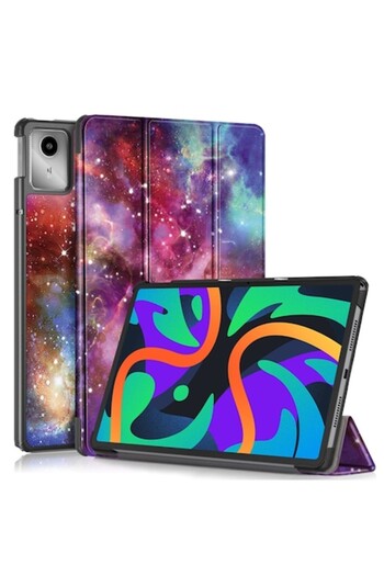 Madviun Tablet Case for Lenovo Tab M11, FoldPro, J26, Microfiber, Galaxy