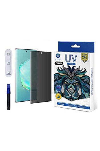 OEM Folie pentru Samsung Galaxy Note 10 4G/Note 10 5G, Lito 3D UV Glass, Privacy