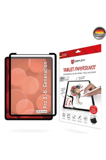 Madviun Protector de ecran pentru iPad Pro 12.9 2018/2020/2021/2022 - Displex Tablet PaperSense, O30, PVC, Negru