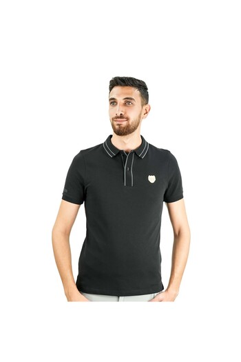 Giordano Men's Slim Fit Embroidered Infinite Polo
