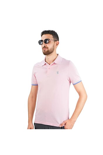 Giordano Men's Performance Polo: Classic Piqué, Tipped Collar, Embroidered Detail