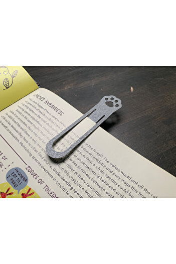 Atsu 3D Cat Paw Shaped Bookmark / Plastic
