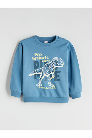 LC Waikiki Timeless Recommendations from Timeless Store |   Printed Boys' Sweatshirt and Sweatpants Set of 2