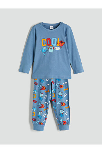 LC Waikiki Crew Neck Printed Boys' Pajama Bottoms