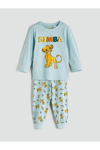 LC Waikiki Crew Neck Simba Printed Boys' Pajamas