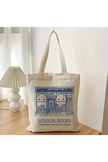 l'eivor London Books Printed Women's Organic Cotton Hambez Bag