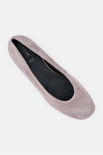Geox Women D Chloo Slip On Pumps, Dark Grey