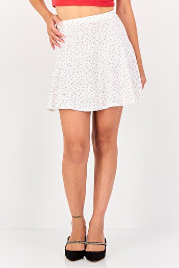 Don't Call Me Jennyfer Women Allover Print Mini Skirt, Multicolor