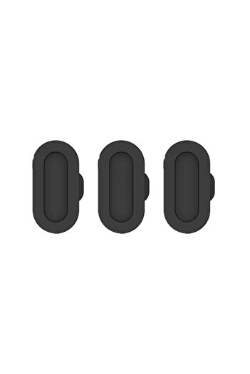 Choice Black 3PCS For Garmin Fenix 8 E 7 7X 6 6X Pro Dustproof Plug Cover For Garmin Fenix 5 Plus Epix Pro