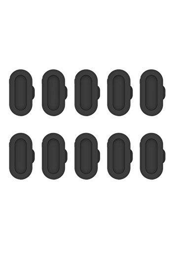 Choice Black 10PCS For Garmin Fenix 8 E 7 7X 6 6X Pro Dustproof Plug Cover For Garmin Fenix 5 Plus Epix Pro