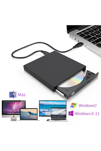 Choice1 Not Recorded External CD-RW Drive / Writer Player External CD DVD Drive DVD-RW Burner Read USB 2.0 S