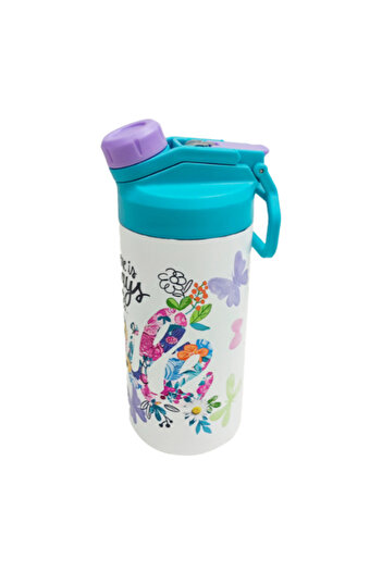 Parfait Smile Butterfly Printed Double Wall Water Bottle for Kids 400ml