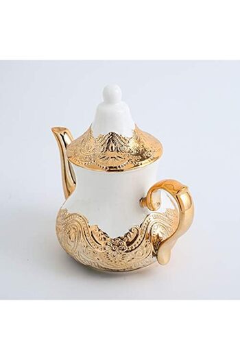sharpdo Ceramic Bowl with Gold Coating 900ml
