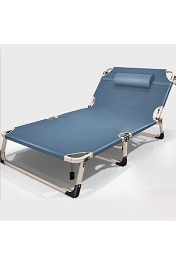sharpdo Single Chair with Foldable, Portable and Adjustable Bed Design, Simple Home Style, for Lunch, Relaxa