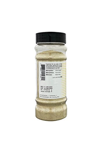 Shan White Pepper Powder 200 g Pure, Aromatic Spice for Cooking & Seasoning – No Additives