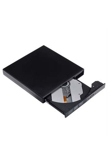 Choice1 Black with burning Rongfast External CD DVD Drive, USB 2.0 Slim Protectable External CD-RW Drive DVD