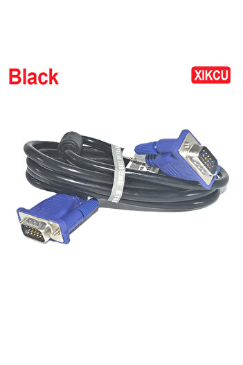 Choice 1.5m black XIKCU VGA 4 5 Cable Male To Male High Definition Computer Projector Monitor Video Data Ca