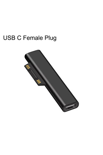 Choice 1.5M USB C Female Plug PD 65W Fast Charging USB Type C Power Supply Cable for Microsoft Surface Pro