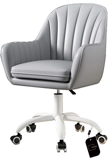 sharpdo Sharbedo High Back Home Office Computer Chair, Cotton, Gray