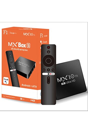 Choice US Plug MX10 F1 Smart TV Box MX10 F1 Allwinner H313 Mali-G31 Wi-Fi 2.4G + BT5 2.4G Android TV Box wi