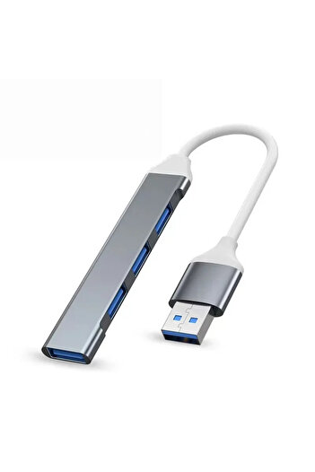 Choice Gray USB 4-Port USB 3.0 2.0 Hub USB Hub Computer Accessory Hub Multi-Port Laptop Mouse Keyboard USB