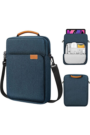Choice 13 in Blue Tablet Shoulder Sleeve Bag For IPad Air Pro 12.9in IPad Air 10.9 in Galaxy Tab A 10 Lapto