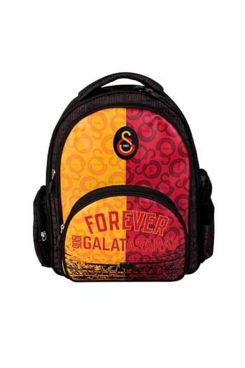 Galatasaray 3 Compartment''Forever" School Bag, Pen Bag - Thermos Bottle Set in Special Box