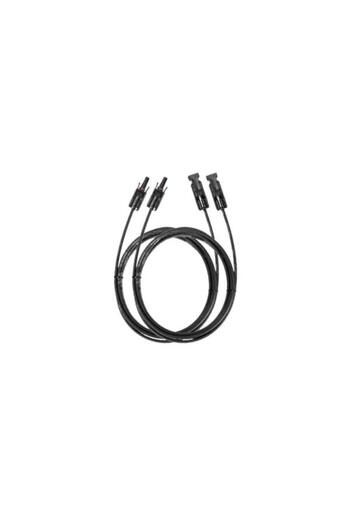 EcoFlow Set of 2 Extension Cables for Solar Panels 3m (Black)