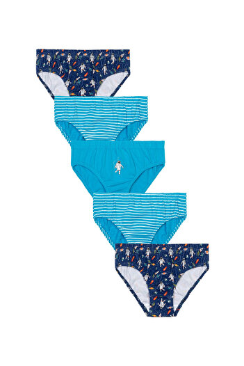 Minoti - Boys Multi Space Underpants-Multi